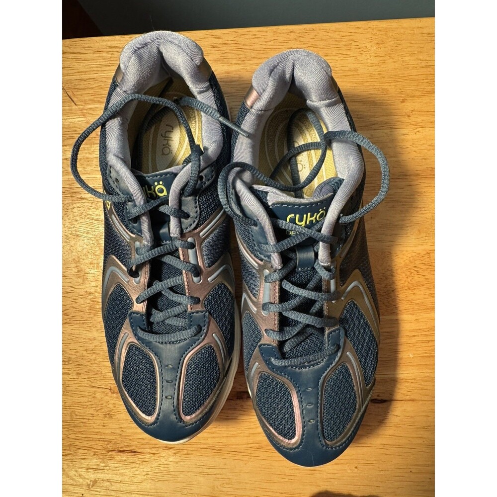 Ryka Women's Devotion Sneakers Size 6.5 Blue/Lavendar/Pink